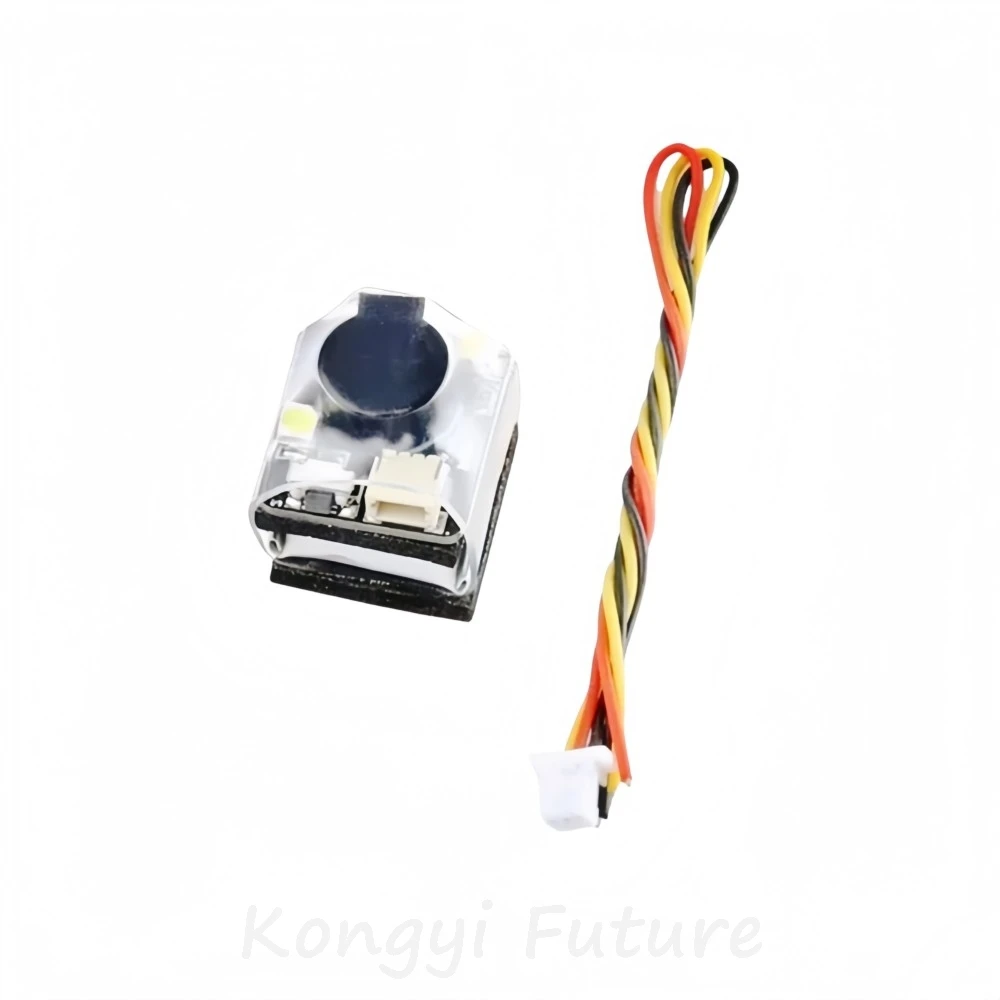 

iFlight YR50B_S Finder Buzzer: 100 дБ громкий звуковой сигнал, двойная светодиодная вспышка, программируемый звонок BB для радиоуправляемых дронов и самолетов
