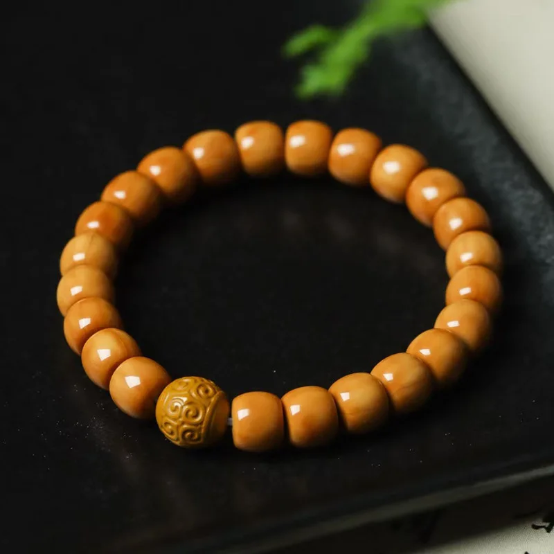 Monkey Head Walnut Single-Loop Bracelet DIY Collection: Decorative Handheld Bead Bracelets for Men and Women