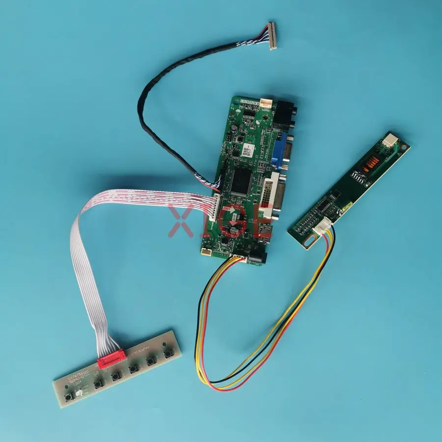 

For LQ141X1LH43 CLAA141XC01 HT14X11 L141X1 LCD Matrix Controller Board Kit DIY 1024*768 1-CCFL 1024x768 VGA+DVI+HDMI LVDS 20-Pin