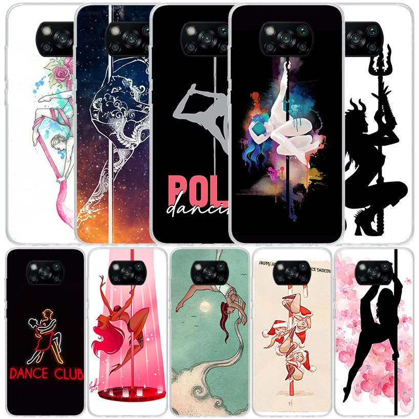 Pole Dancer Dancing Phone Case For Xiaomi Poco X6 X5 X4 X3 Nfc F6 F5 Pro F4 Gt F3 F2 F1 M5S M4 M3 M2 Soft TPU Back Cover