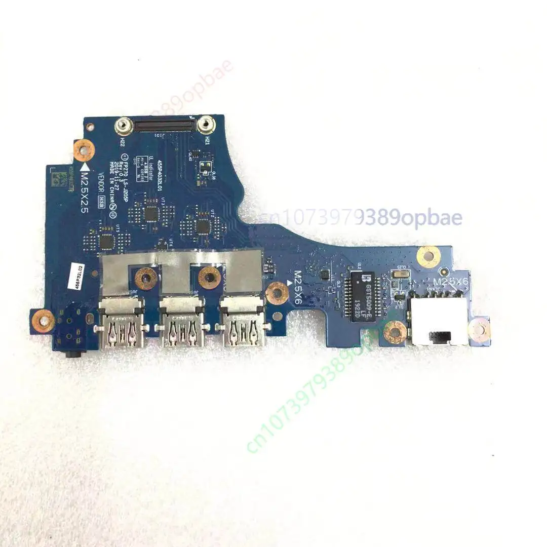 For HP ZBOOK15 17 G5 G6 Workstation USB Audio Small Board Network Card Board LS-J205P
