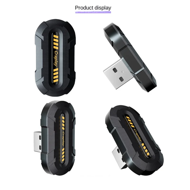

USB 2 In 1 Wireless Carplay Android Adapter Wireless Adapter Car Adapter Wired Convert To Android Auto Wireless Box-Y18A