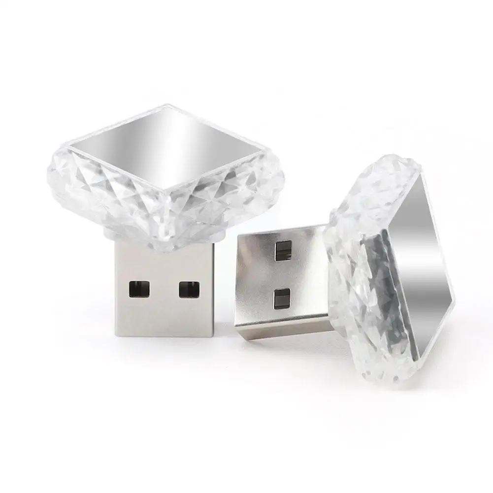 USB Ambient LED Light Mini Car Interior Decoration Atmosphere Lamp Plug Play Universal for Auto PC Computer Emergency Light