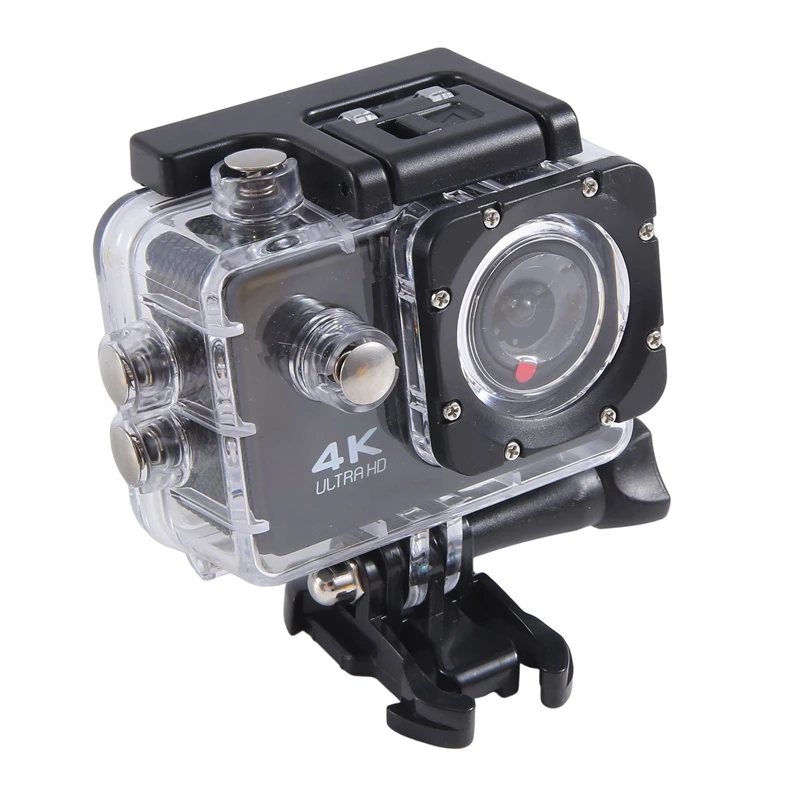 Ultra HD 4K Action Camera Sports Video Camera Action Camera Underwater Helmet Waterproof 2.0-Inch Screen Wifi Remote Control