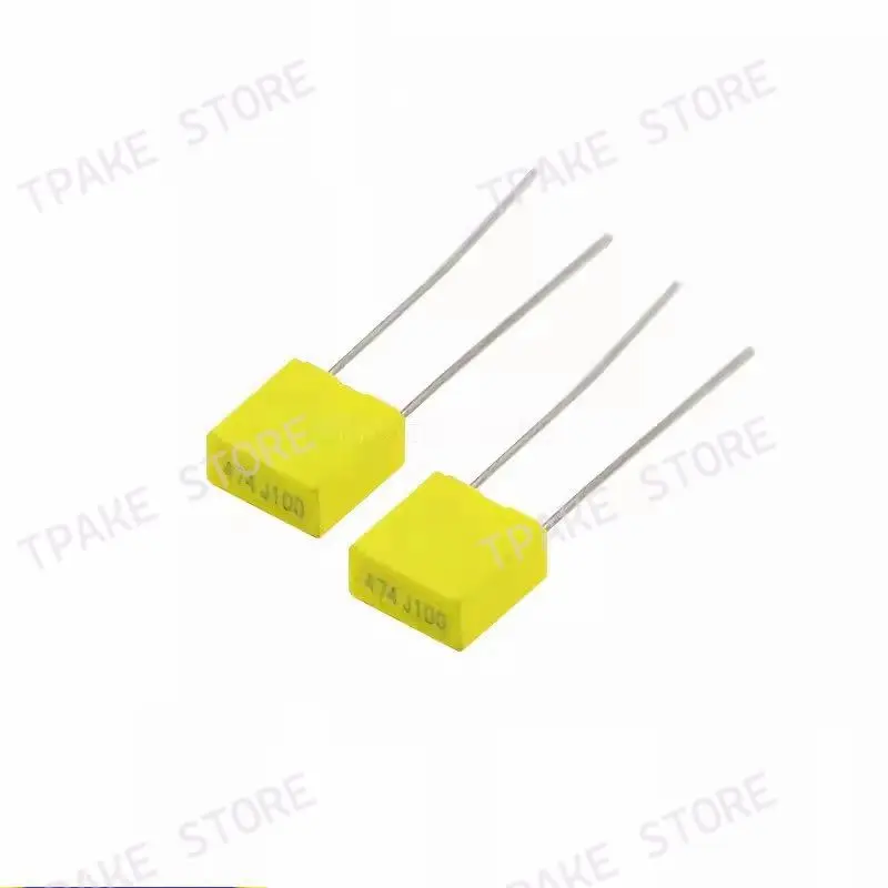 Correction Capacitor CL71 474J100 470nJ100 100V 0.47UF 470NF Lead Pitch 5mm Polypropylene Safety Plastic Film Capacitance CL23B