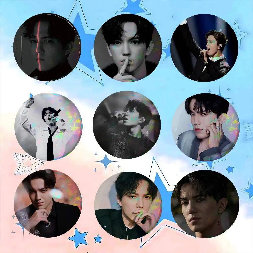 Singer D-Dimash K-Kudaibergens Pins  Brooch Lapel Pin Button Badge on Bag Clothing Hat Jewelry Accessories Toys Gift