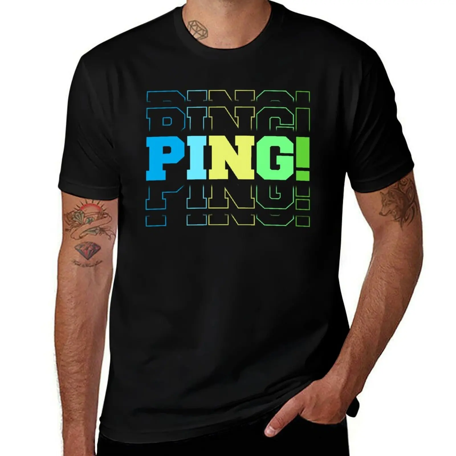 

Ping Vision T-Shirt graphic shirts custom t shirt T-shirts man custom t-shirts men t shirts high quality