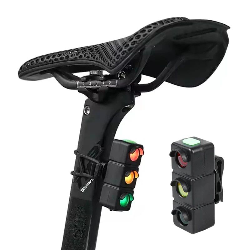 

Road Bike Tail Light Bicycle Red Yellow Green Three Color Light Mountain Bike 450mAh Rear Light Cycling Taillight Cycling Parts