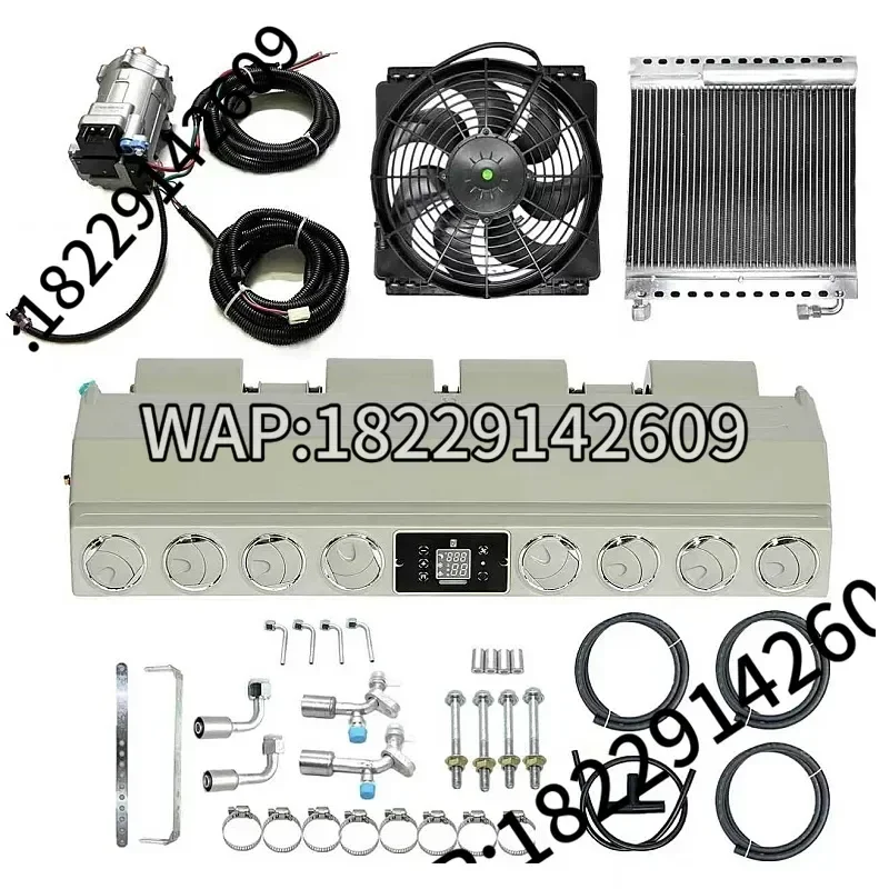 Universal 12V 24V Vehicle Air Conditioner Under-Dash Cooling Kit Cars Auto Parking air Conditioner for Engineering Vehicle