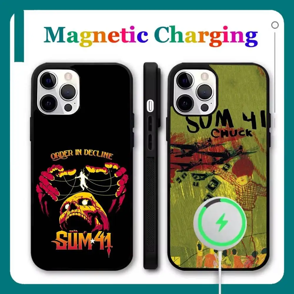 

Sum 41 Pieces Phone Case For iPhone 17,16,15,14,13,12,11,Pro,Max,Plus,Mini,Air,SE New Magsafe Magnetic Wireless Charging