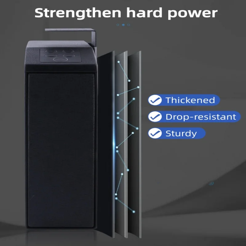 Biometric Fingerprint Key Code 3-in-1 Wall Mounted Pistol Safes Box Pull-out Fingerprint Key Code Safe Gun Box Mute