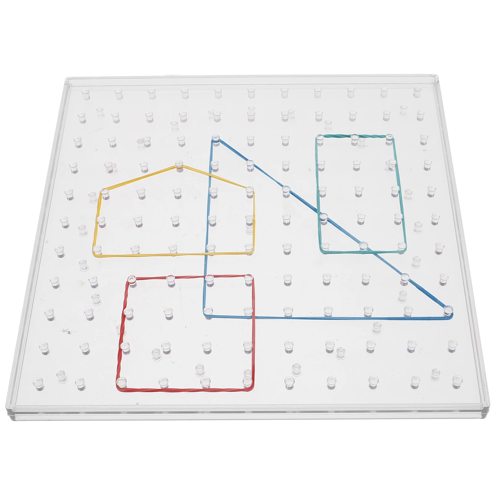 

1 set Pinboard Teaching Aids Double Sided Pegboard Kids Geoboard Educational Math Tool Creative Geometry for Classroom