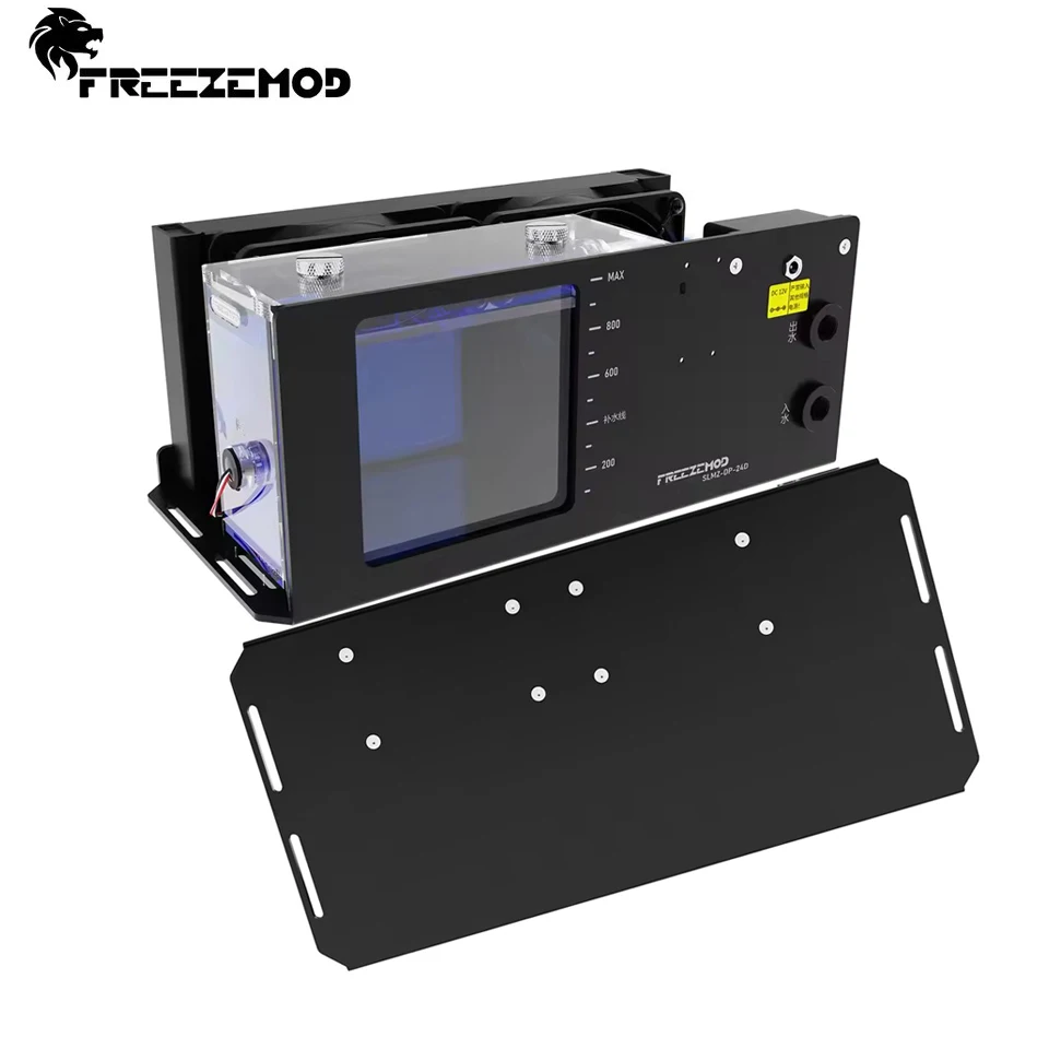 FREEZEMOD Liquid Cooling Module High Power 240 Radiator | 120 Dual Ball Fan, Water Level Alarm, 12V / 24V Optional