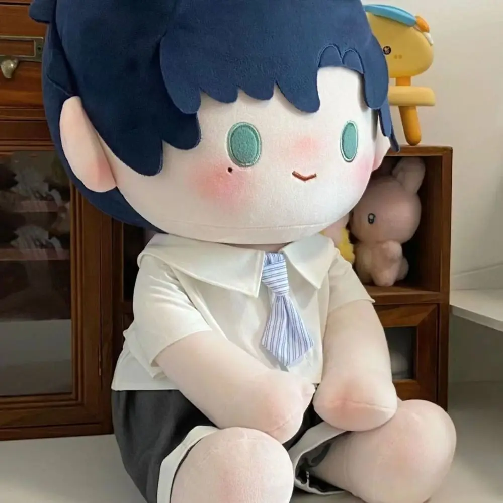 귀여운 JK 교복 프레피 스타일 면 인형 옷 셔츠 넥타이 아이돌 플러시 인형 옷 고양이 부드러운 면 인형 의상 놀이 집