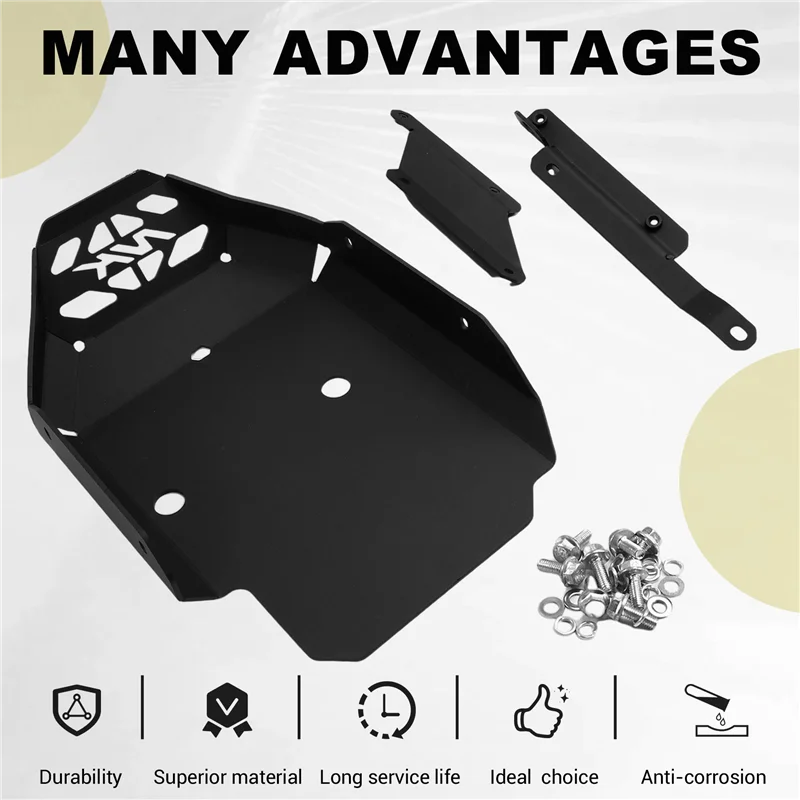

X39A-Motorcycle Engine Chassis Skid Plate Guard Belly Pan Bash Protector For CFMOTO 450NK 450CLC 2023-2024