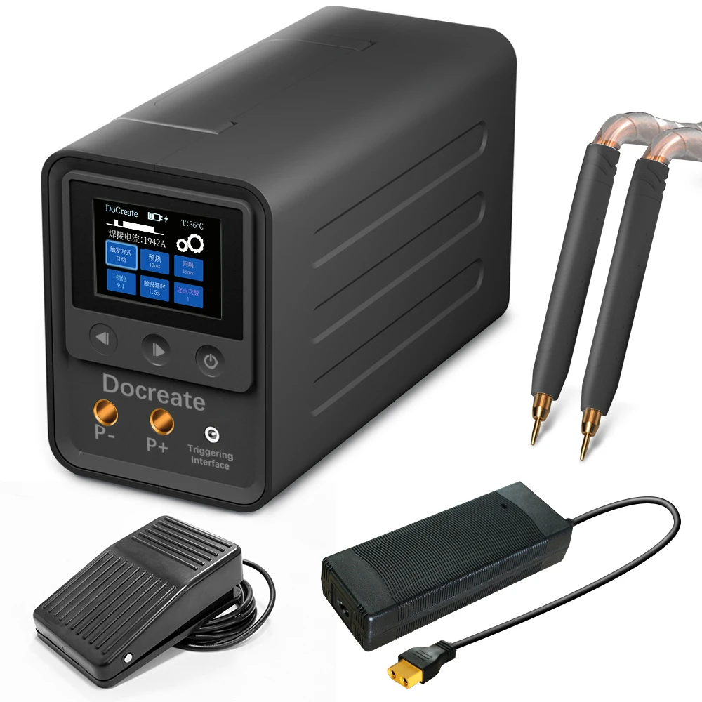Machine à souder par points 999 niveaux avec super condensateur 2,8 V pour batterie lithium 18650 et soudeuse DIY de feuilles de nickel