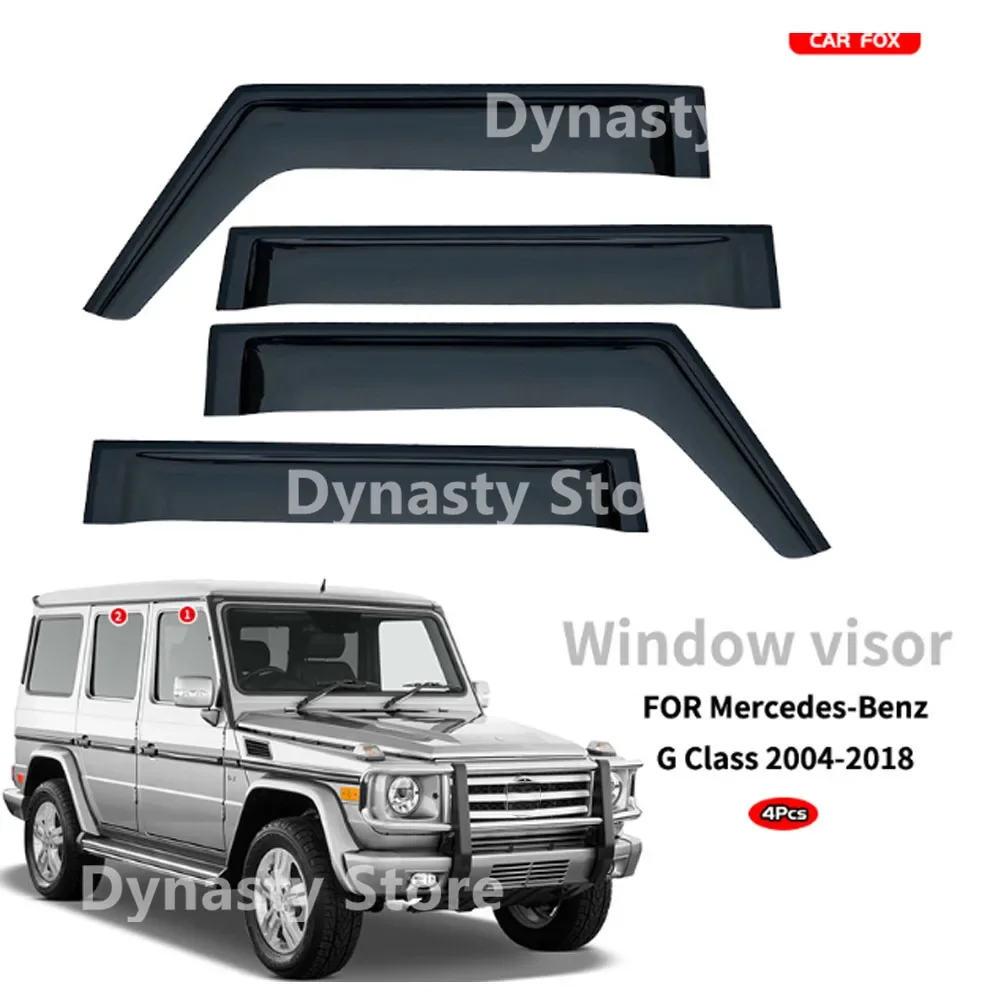 

Car Window Visor Waterproof Protect Sunny Rainy Shelter Auto External Accessory For Mercedes Benz G Class W463 W461