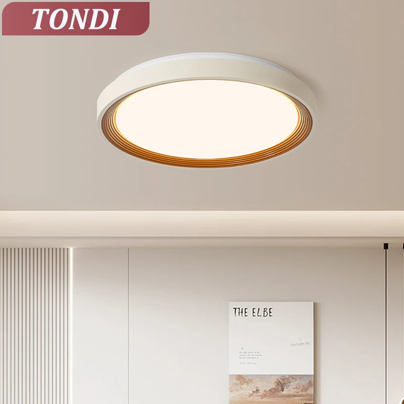 Modern Bedroom Ceiling Lamp LED Round Light For Living Room Dining Room Study Ceiling Lights Home Decorative Lighting Fixture