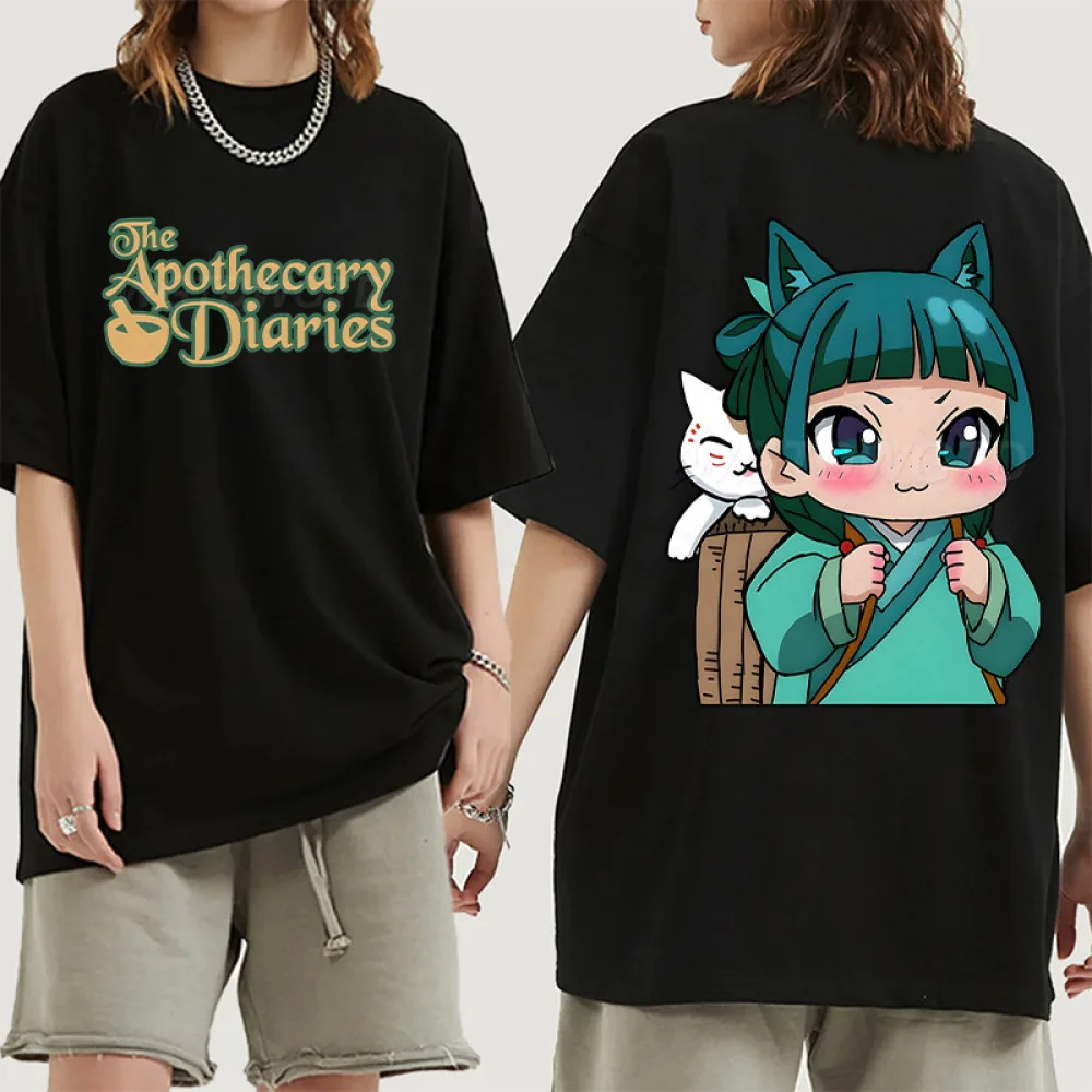 The Apothecary Diaries Anime T Shirt Men Women Graphic Tee Oversized Pure Cotton Soft Breathable Summer Casual Tops