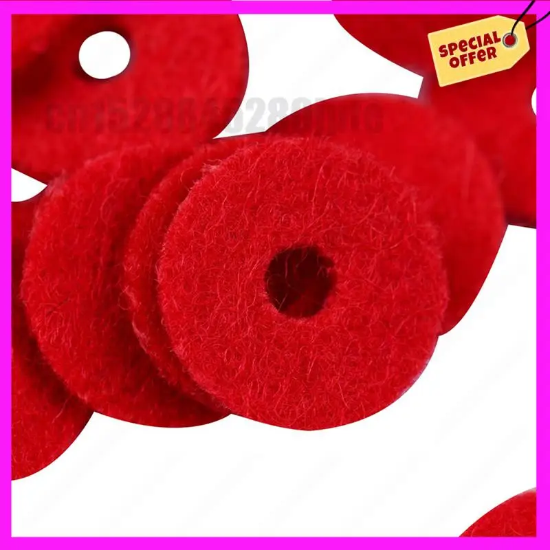 

-ABUB 180Pcs Piano Felt Piano Washers Pads Piano Felt Balance Rail Punchings Washers Repair Parts Piano Tuning Accessories