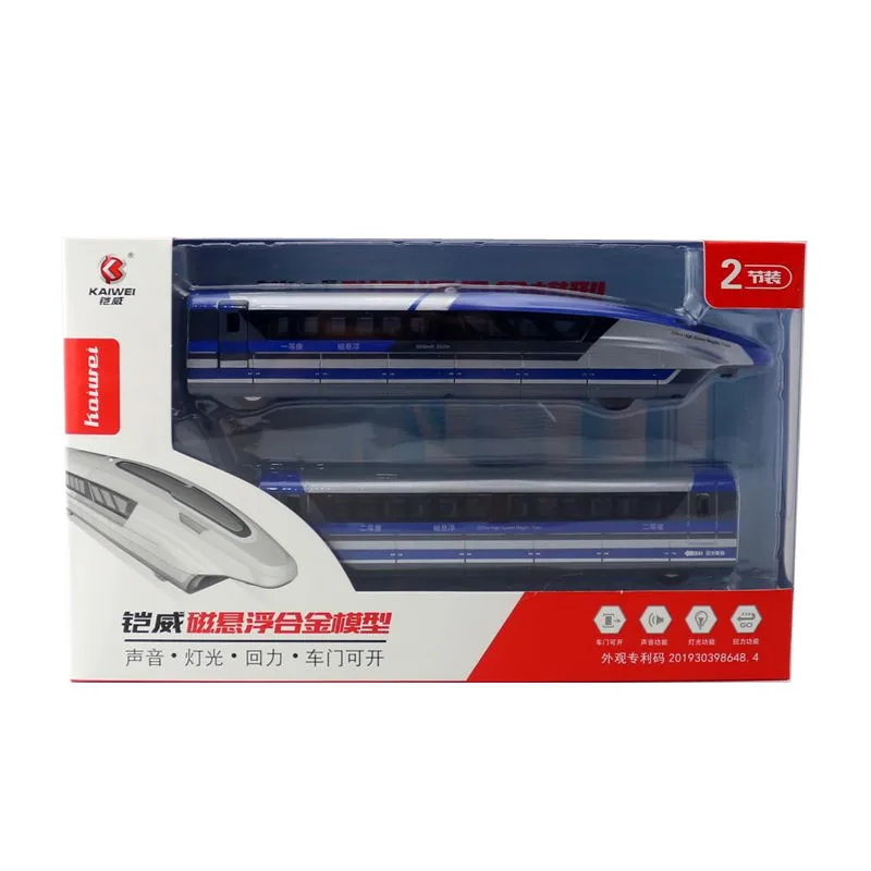 1: 87 alloy pull back high speed train model,maglev train toy,original packaging gift,wholesale