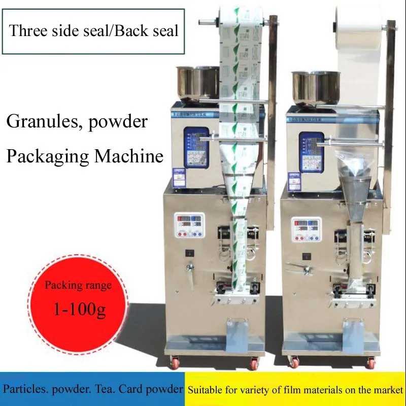 Grain Desiccant Desiccant Powder Powder Packing Machine Bag Tea Filling Filling Machine Three Side Sealing Packaging Machine