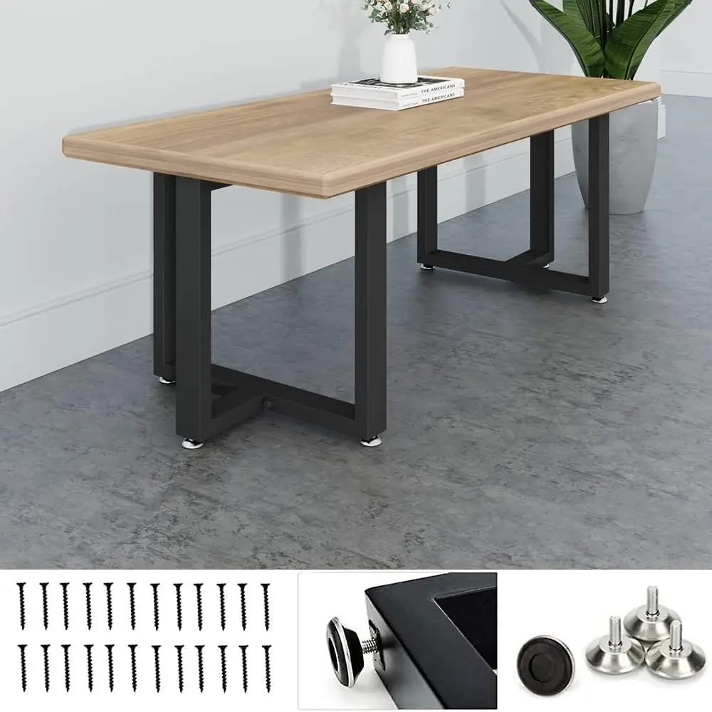 Table Legs Furniture Heavy Duty Desk Table Leg, DIY Bench (Without Plank)