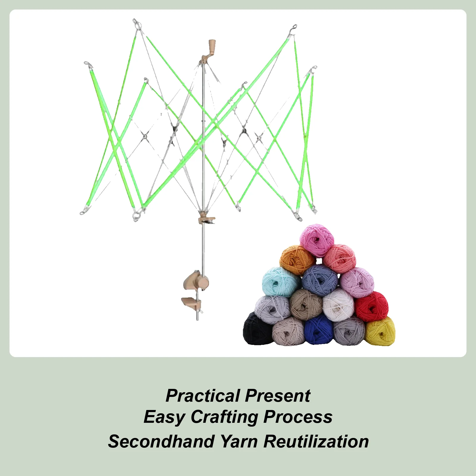 

Аксессуары для пряжи Swift для намотки, регулируемый держатель для зонта из пряжи Swift для вязания, плетения, вышивки, студии ручной работы