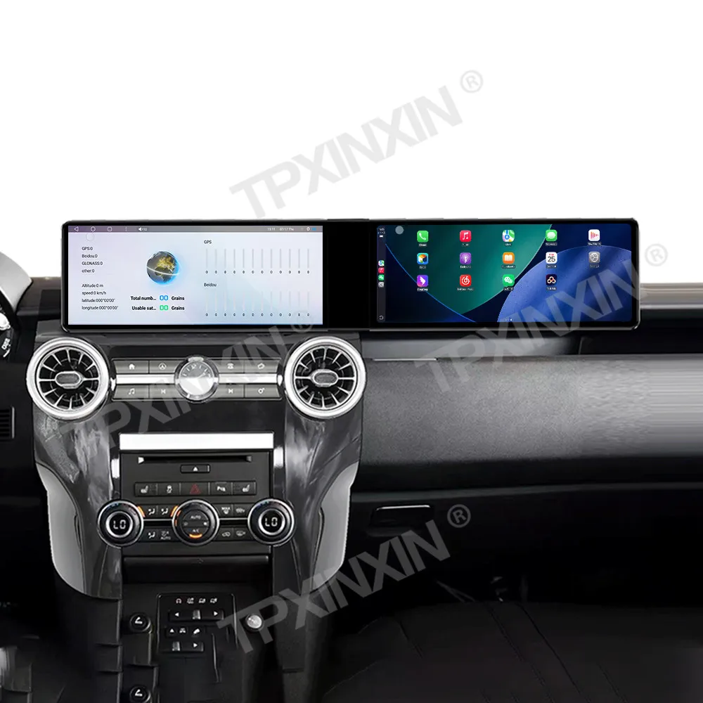 Android Car Radio For Land Rover Discovery 4 2010-2016 Dual Screen 24.6 Inch Entertainment Passenger Stereo GPS Auto Head Unit