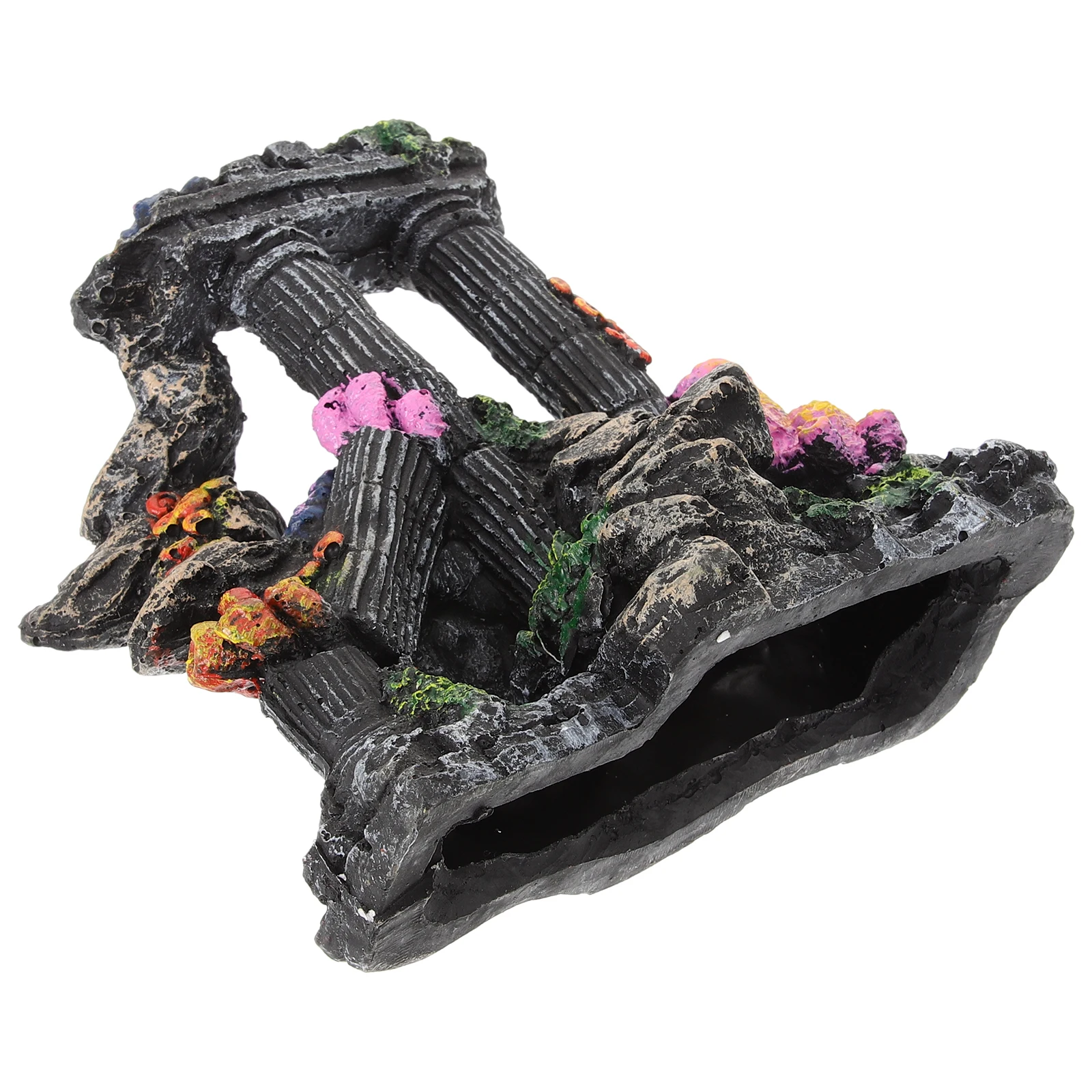 

Roman Column Decoration Resin Fish Tank Crafts Aquarium Ornament Home Sculpture Model Landscape Decor Pet Supplies