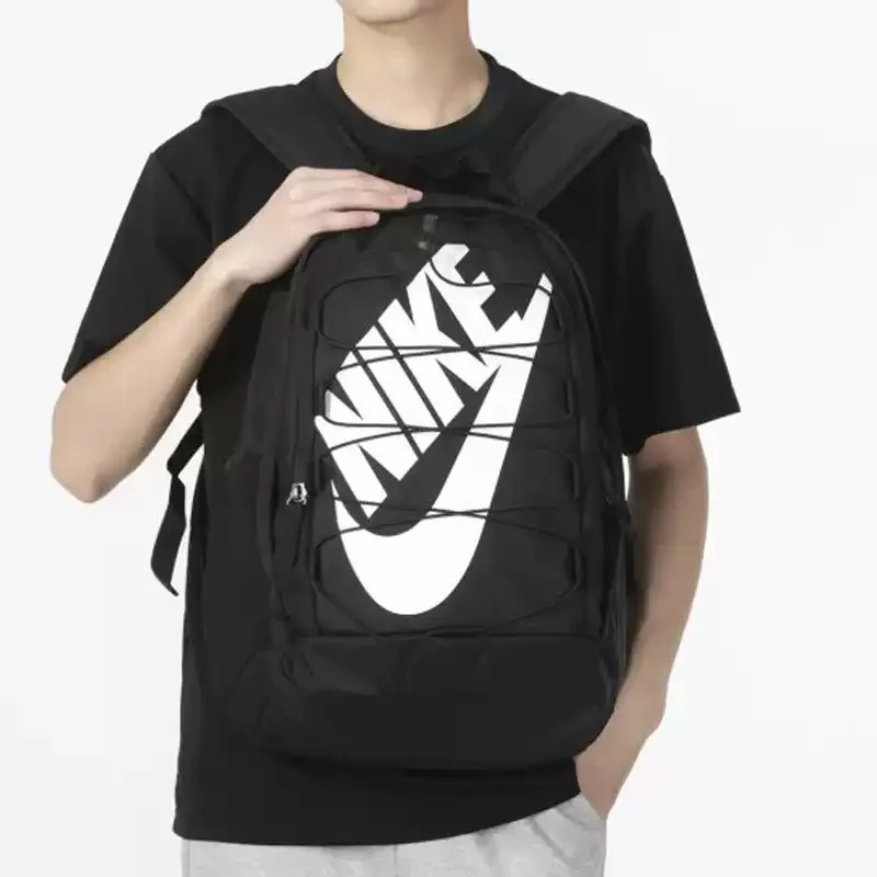 Nike Backpack Original Men's and Women's Bag Student School Bag Computer Bag Sports Leisure Backpack Dv1296-010-1