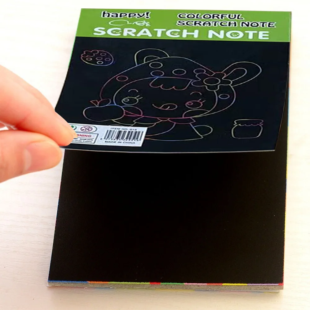 Children's Painting Hand-Painted Scratch Painting DIY Craft Paper Educational Drawing Toys In This Painting