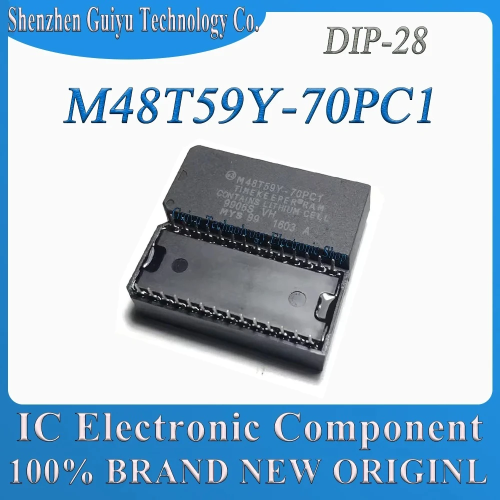 

M48T59Y-70PC1 M48T59Y-70PC M48T59Y-70 M48T59Y M48T59 M48T DIP-28 IC Chip
