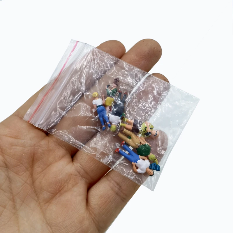 1/87 스케일 여행자 모델 미니어처 인형 장난감 키트 여행 캐릭터 모델 호 스케일 모델 기차 모래 테이블 레이아웃