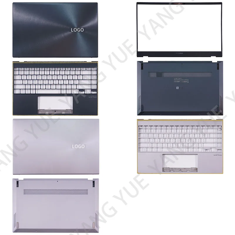 

Новый ноутбук для ASUS Zenbook 13 UX325 UX325A UX325J UX325E U3700J, задняя крышка ЖК-дисплея, упор для рук, нижняя часть корпуса, серебристый, голубой корпус для ноутбука