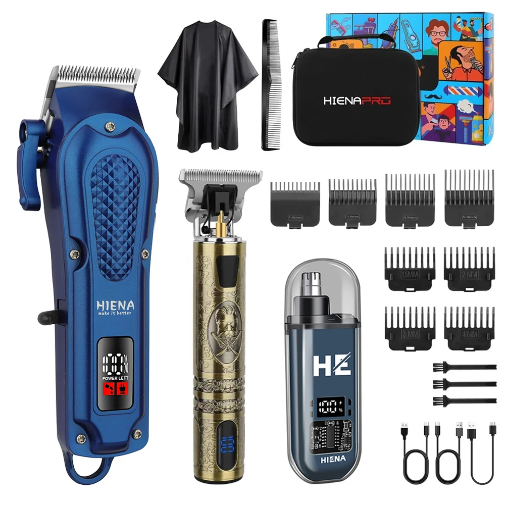 

Barber Hair Clippers Trimmer Shaver Set for Men with Professional Electric Foil Shaver Razor for Men Haircutting Machine for