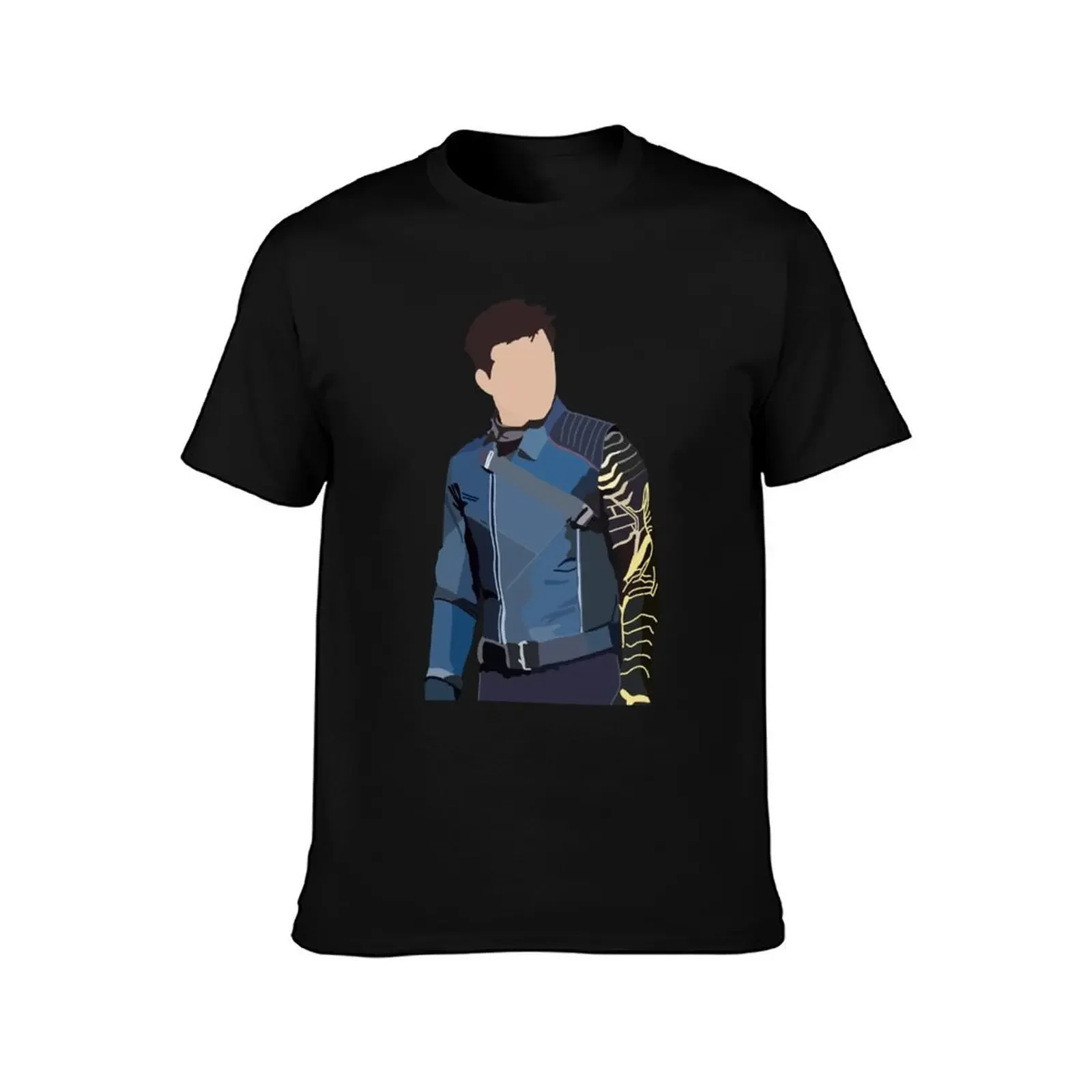 Bucky T-Shirt blue archive anime figures graphic t shirts Short sleeve tee men clothing