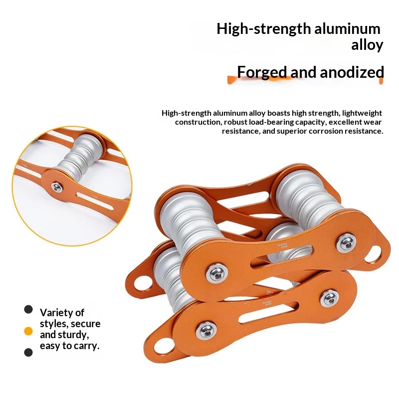 High-altitude Climbing Rope Protector, Wear-resistant Rope Cover Corner Guard, 5kN Load-bearing Safety Rope Equipment
