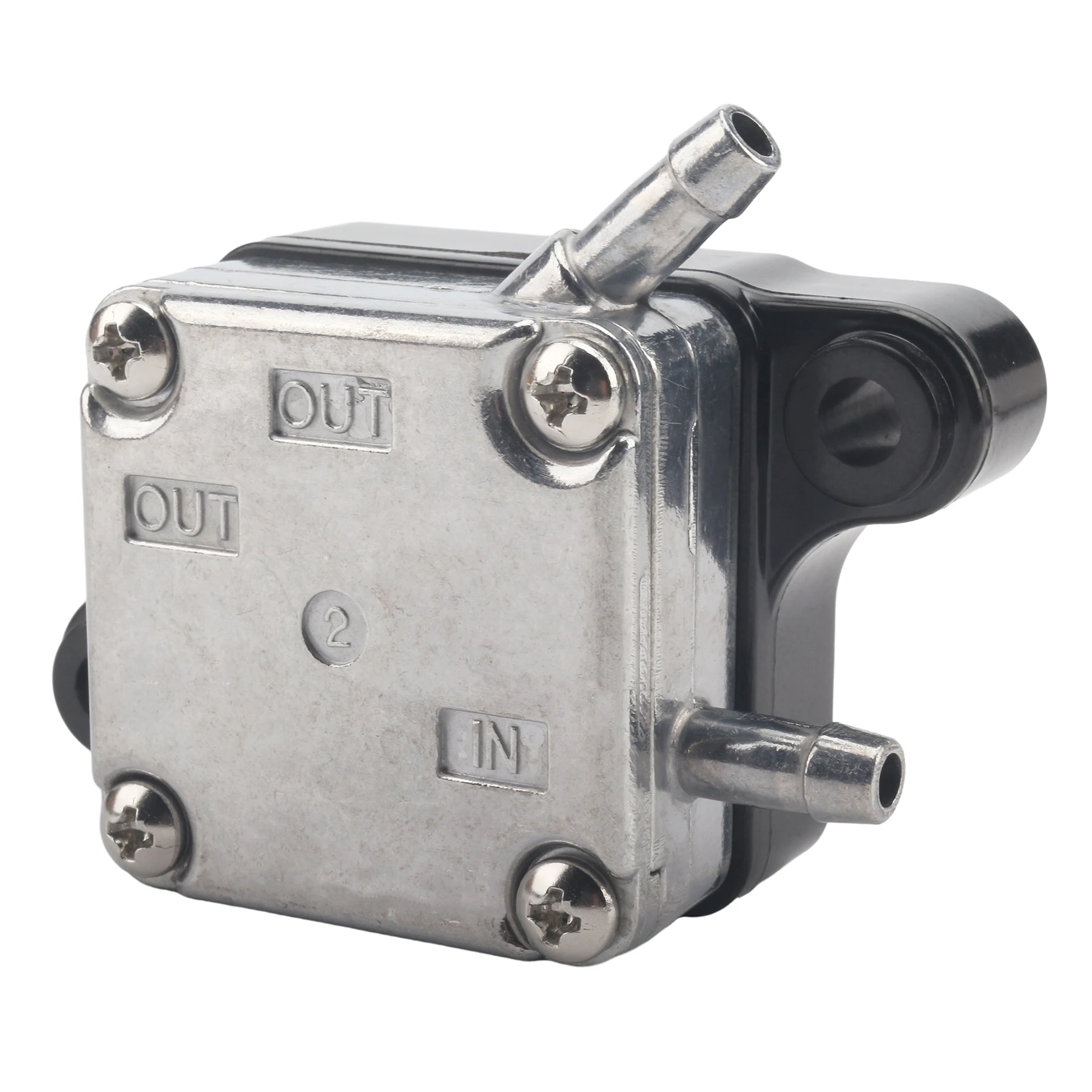 JLM 68T-24410-00 for Yamaha 6 HP F6 8 HP F8 9.9 HP F9.9 4 Stroke Marine Outboard Fuel Pump With Gaskets & Clamps 68T-24410-01