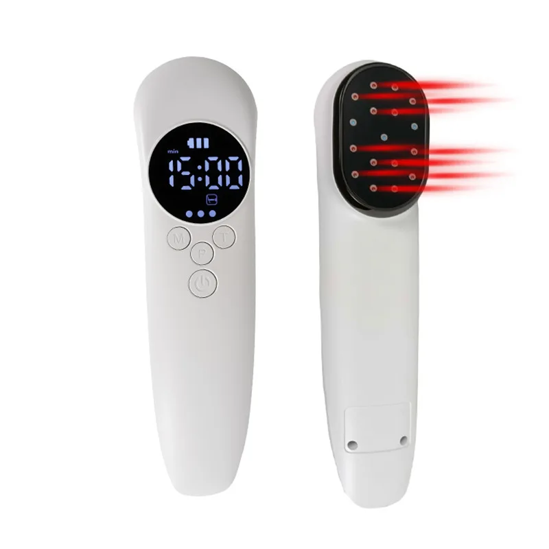 Cold Laser Red Light Therapy Physiotherapy Instrument 3 Adjustable Digital Display Control Analgesic Accelerate Wound Healing