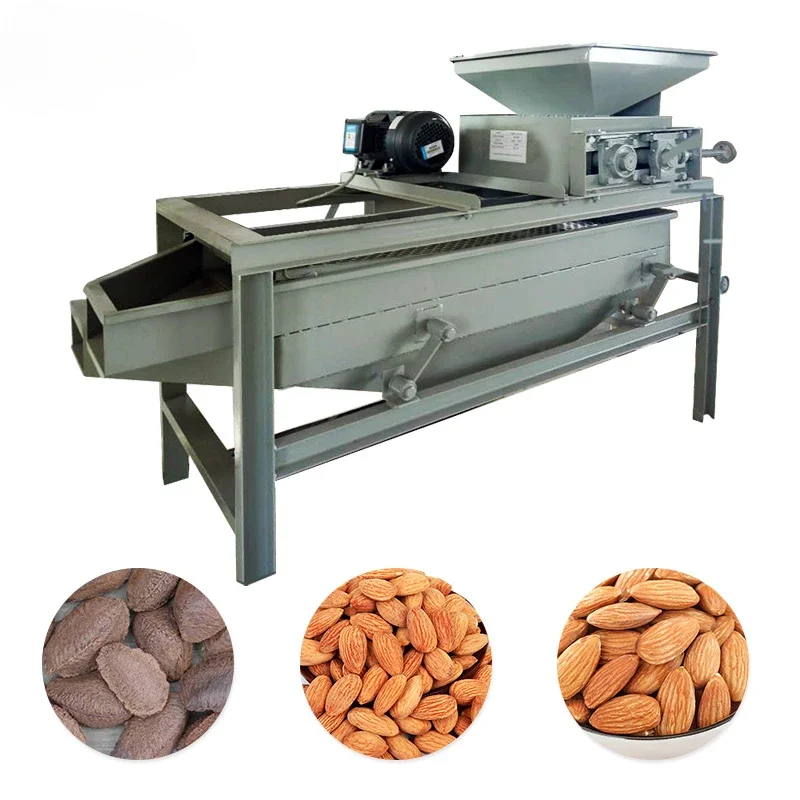 Automatic Cracker Sheller Walnut Nuts Pecan Almond Shelling Machine Pine Nut Cracking Machine