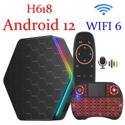 Dispositivo de TV inteligente T95Z PLUS, decodificador con Android 12,0, Chip Allwinner H618, 4G, 64G, Wifi6 Dual, 6K, HDR, Android 12, T95 2023