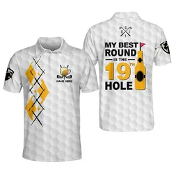 Skull Talk Birdie To Me Funny men's Golf Shirts donna Cool Fashion Simple Polo magliette Polo manica corta Laper di alta qualità