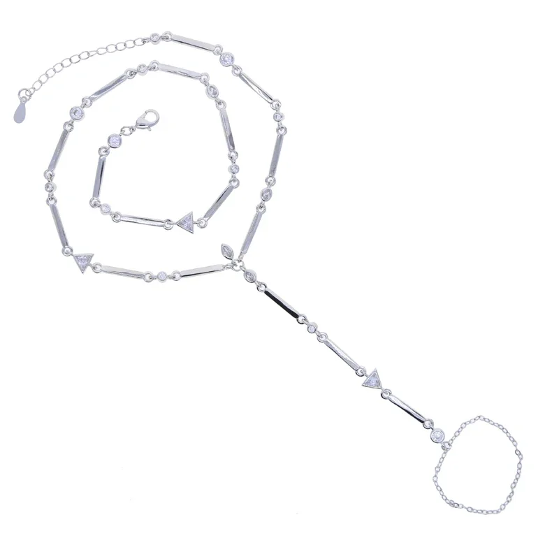 Новые кольцевые браслеты цепочки звена для женщин