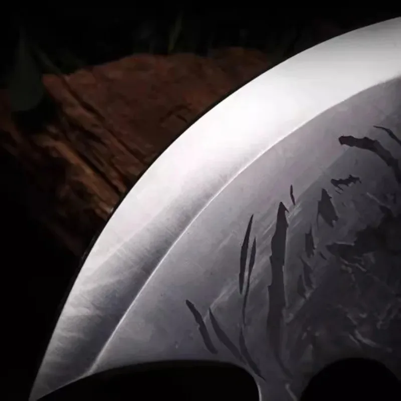 

Многофункциональный топор для кемпинга, самооборона, режущее дерево, портативный, высокой твердости, ручка из бычьей кости, износостойкие прочные инструменты