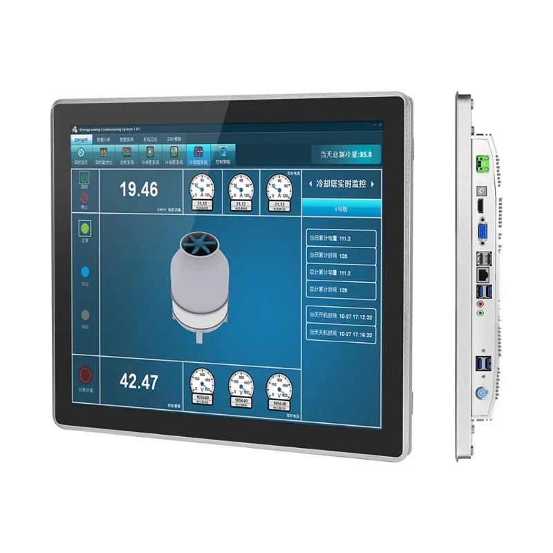 Customizable embedded touch all-in-one industrial mini computer