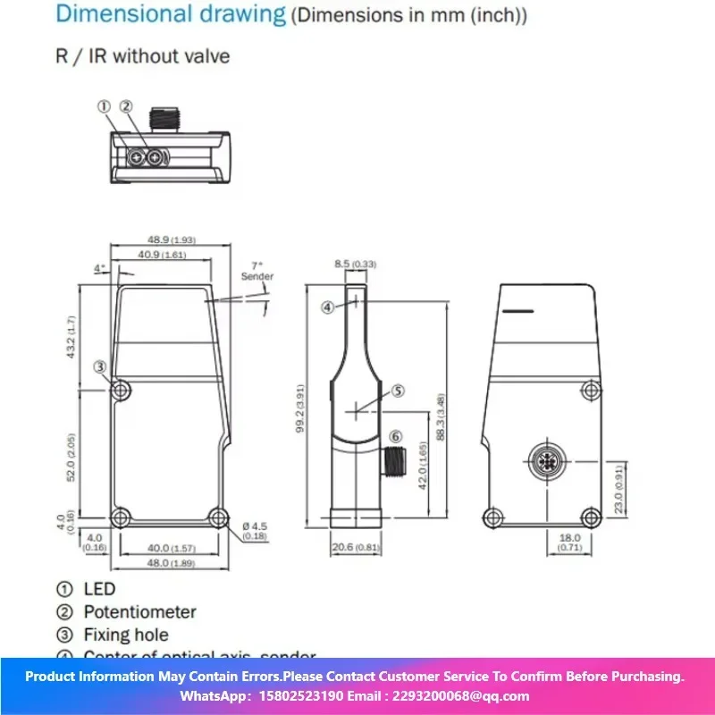 Genuine SICK RT-P3231 1063131 MULTITASK PHOTOELECTRIC Proximity SENSORS ZoneControl Background Suppression