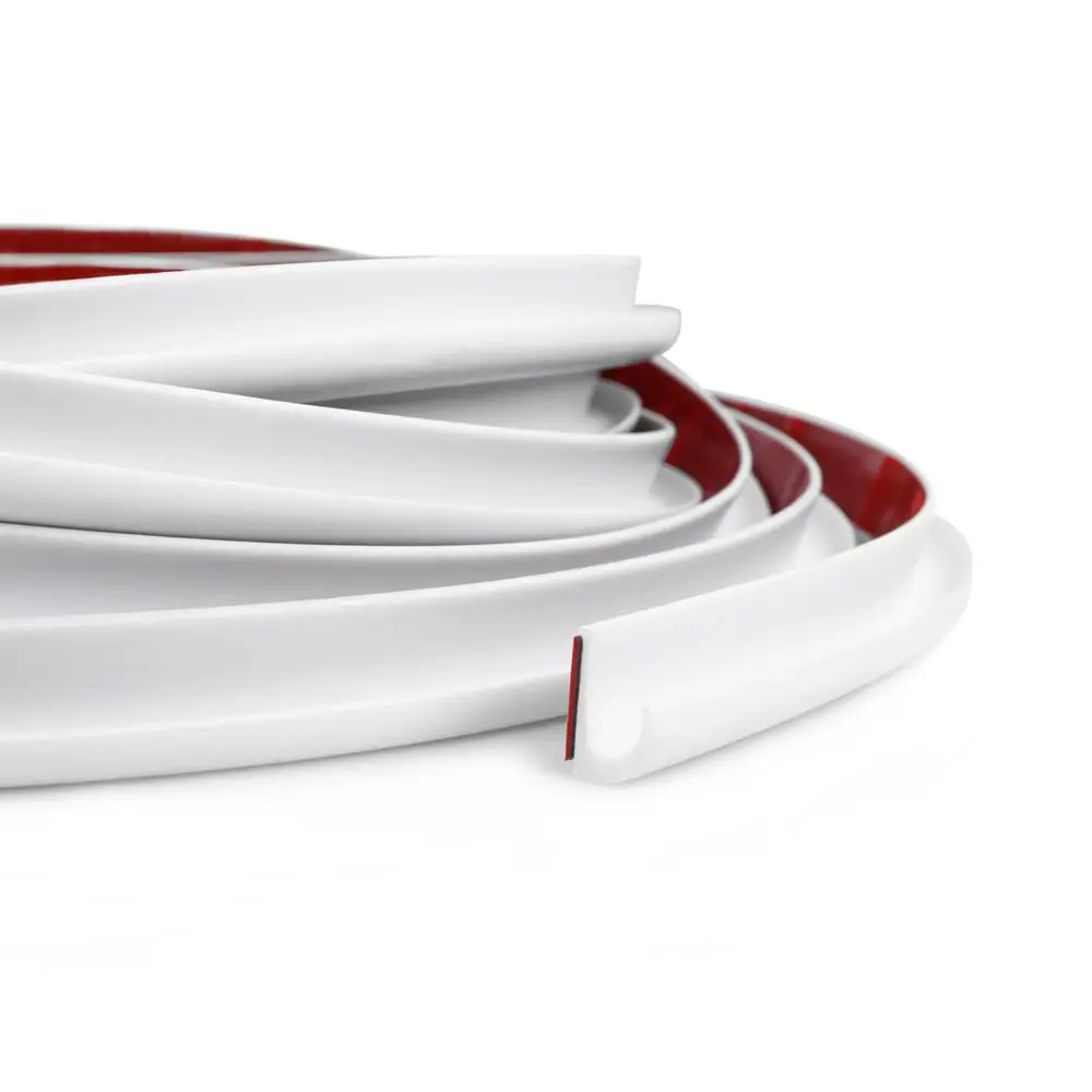 1/5/6 متر RV مزراب المطر سيليكون المطاط J-شكل تصميم الطقس تجريد الأشعة فوق البنفسجية مقاومة ذاتية اللصق دعم ختم الشريط مقطورة