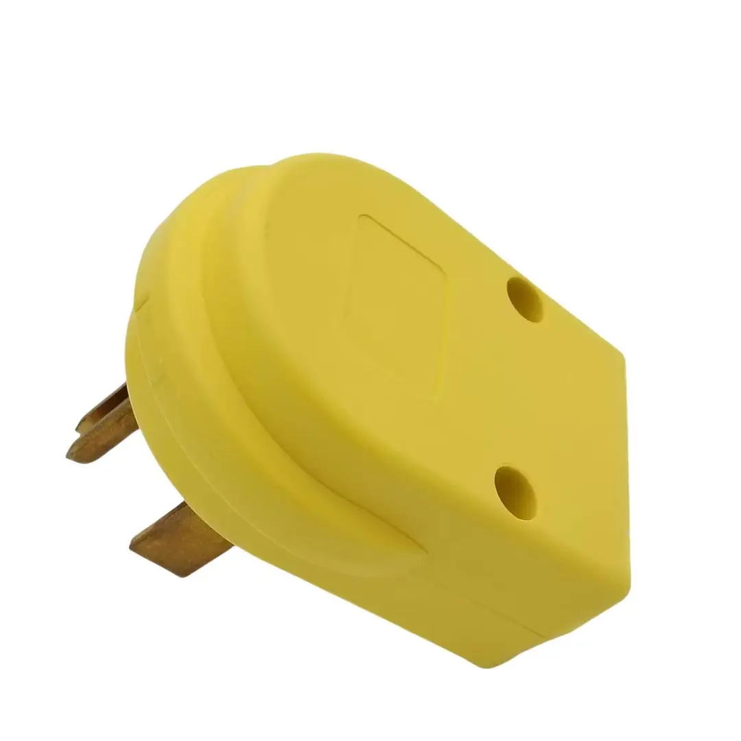 Plugue Nema 14-30P 30 Amp 125/250 Volts Ângulo Plug, 30Amp 125/250Volt Plug para Dyer e Faixas, Funciona com Cabo Od Max 1.06 Polegada