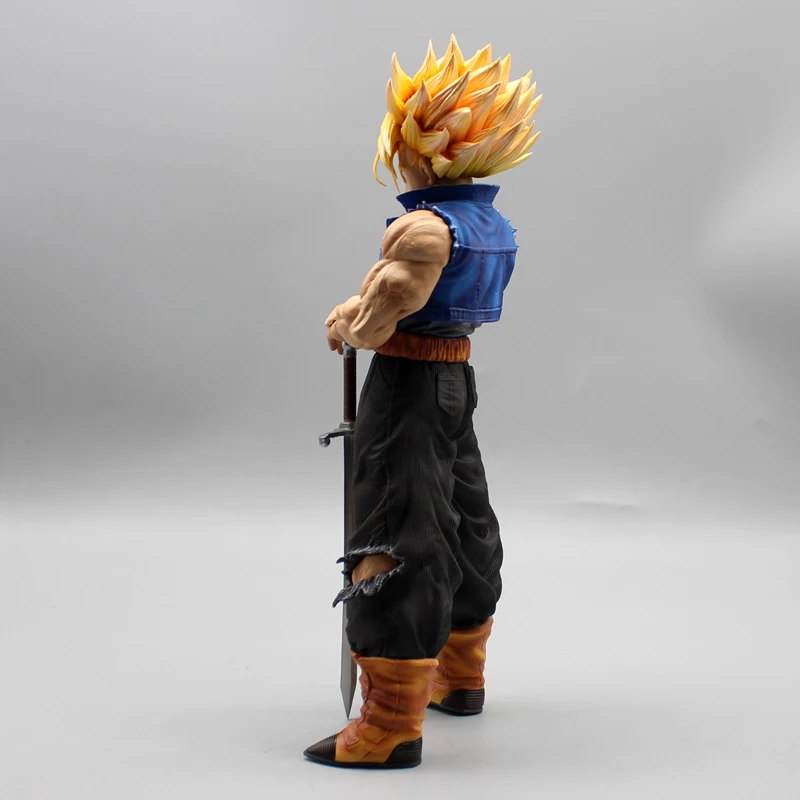 25Cm Dragon Ball Anime Figuur Grand Tranx Dragon Ball Standbeeld Tranks Handgemaakte Bureau Decoratie Speelgoed Verjaardagscadeau